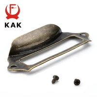 kak antique brass metal label pull frame handle file company name card holder for furniture cabinet drawer box case hardware