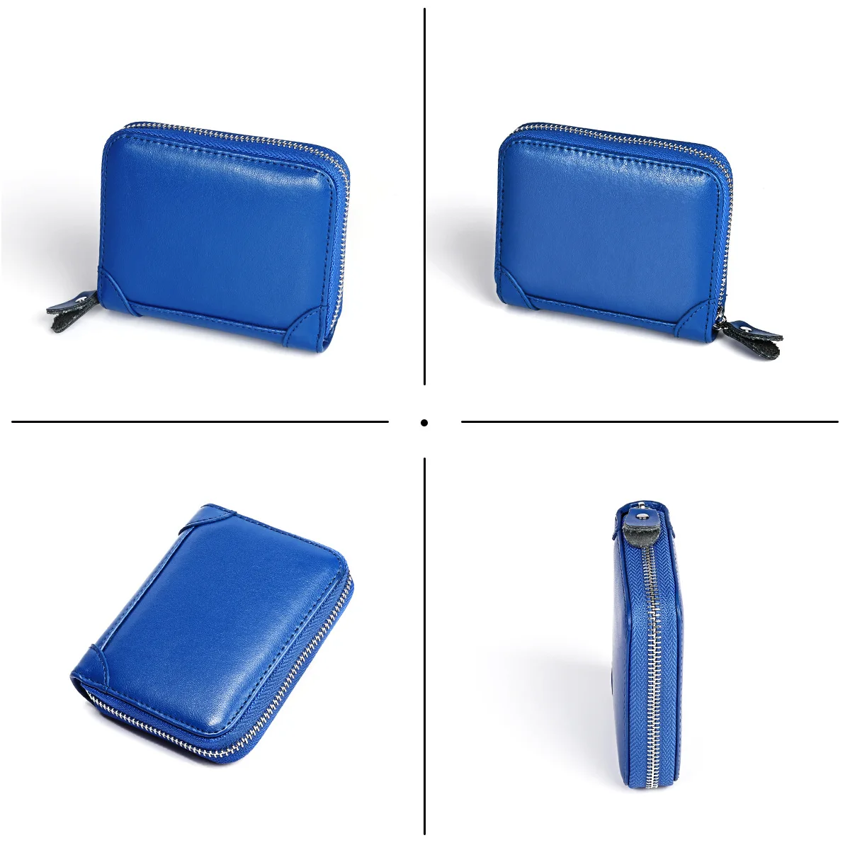 Women Business Card Holder Cow Leather Card Wallet Prevent RFID Female Credit Card Holder New Arrival Porte Carte Tarjetero Muje