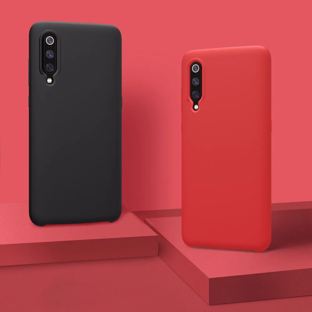 NILLKIN Flex чистый жидкий силиконовый чехол для Xiaomi mi9/mi9 Explore ore прозрачная версия против отпечатков пальцев Мягкая задняя крышка