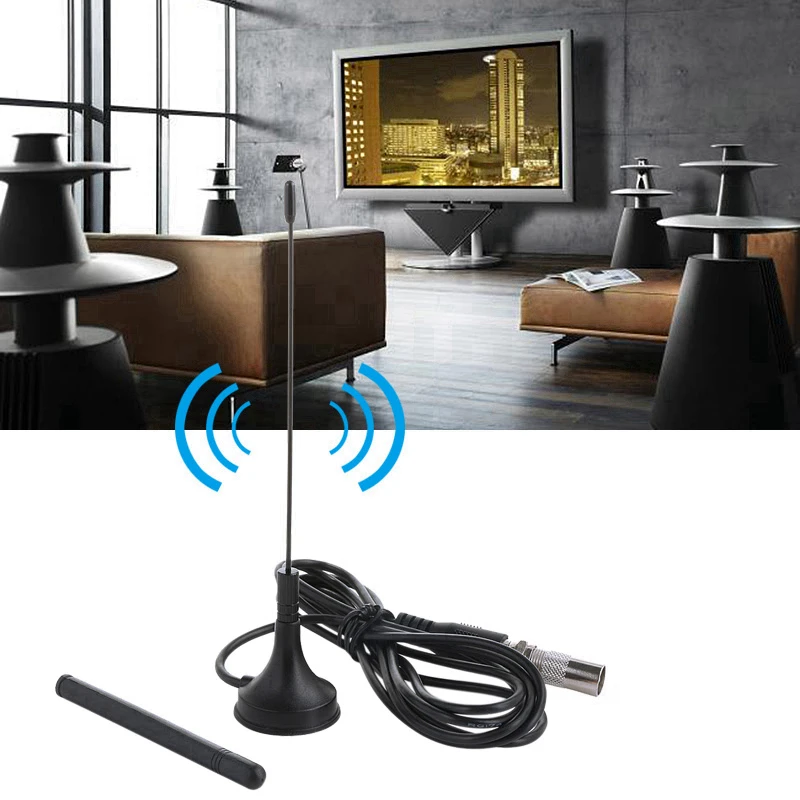 Телевизионная антенна DVB-T Freeview HD TV 25 дБ комнатная цифровая воздушный усилитель