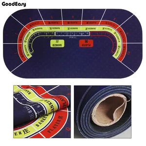 120*60 см баккара замшевые резиновая Техасский Холдем казино скатерть для покера Водонепроницаемость покерный стол игровой коврик