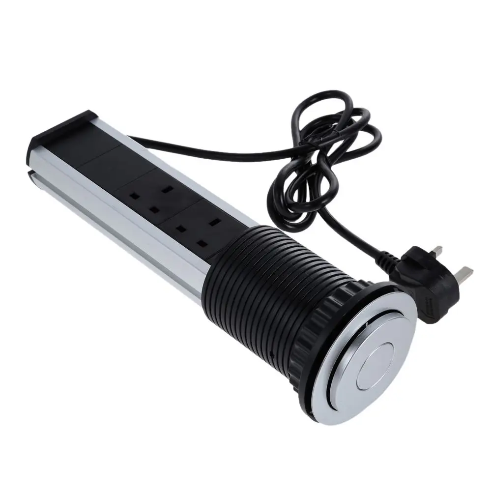 SHGO 220V 16A подтянуть электрические 3 Розетка с 2 портами (стандарт Кухня Стол розетки