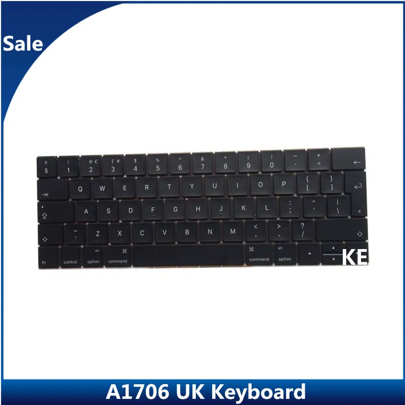 Sale Laptop A1706 1706 Keyboard UK English w/ for MacBook Pro 13.3  Retina 2016 2017 MLH12 MPXV2 EMC3071 EMC3163