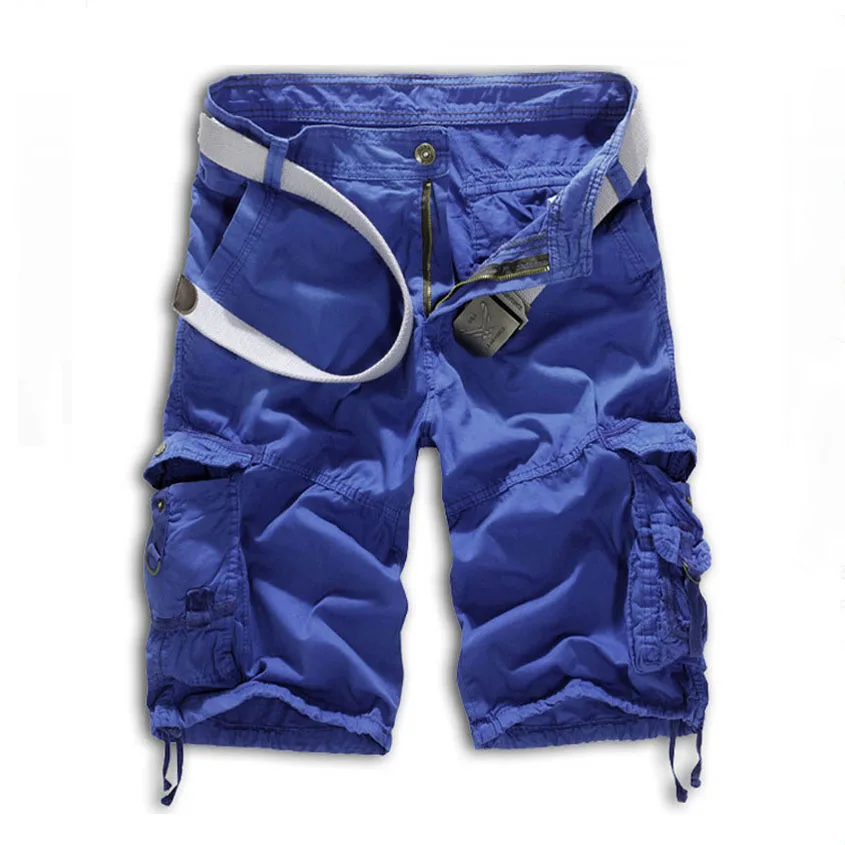 Летние мужские повседневные шорты хлопковые камуфляжные больших размеров |