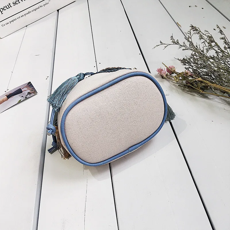 Женская сумка через плечо ведро для женщин лето 2018 женские сумки с кисточками