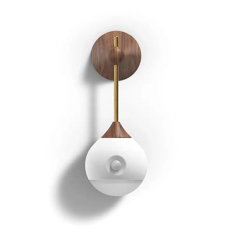 Wood Xiaomi Sothing умный сенсорный Ночной светильник инфракрасный индукционный usb зарядка съемный ночной Светильник - Цвет: Wood