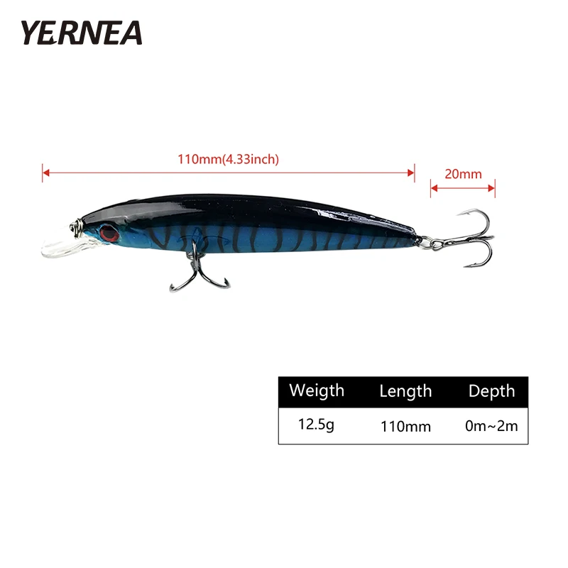Yernea 10 шт./лот цветов рыболовные приманки плавающие гольфы крючки воблеры