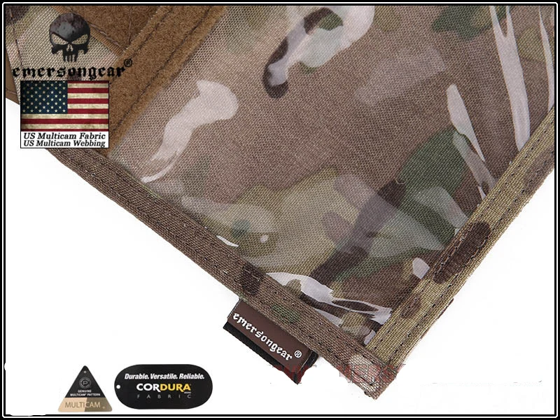 Emersongear армейский веер тактический Чехол для ID карты патч шейный ремешок и органайзер для кредитных карт ID держатель для карт подлинный US multicam