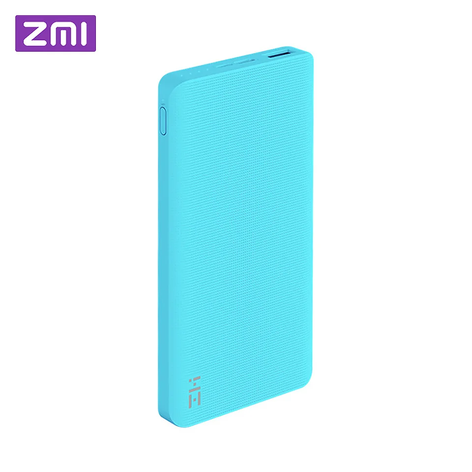 Xiaomi ZMI power Bank 10000 мАч Внешний аккумулятор Портативная зарядка Быстрая 2 0
