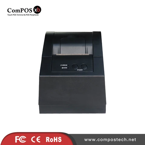 Низкошумная термопечать 58 мм Прямая термопечать с ESC/POS стандартом для печати POS
