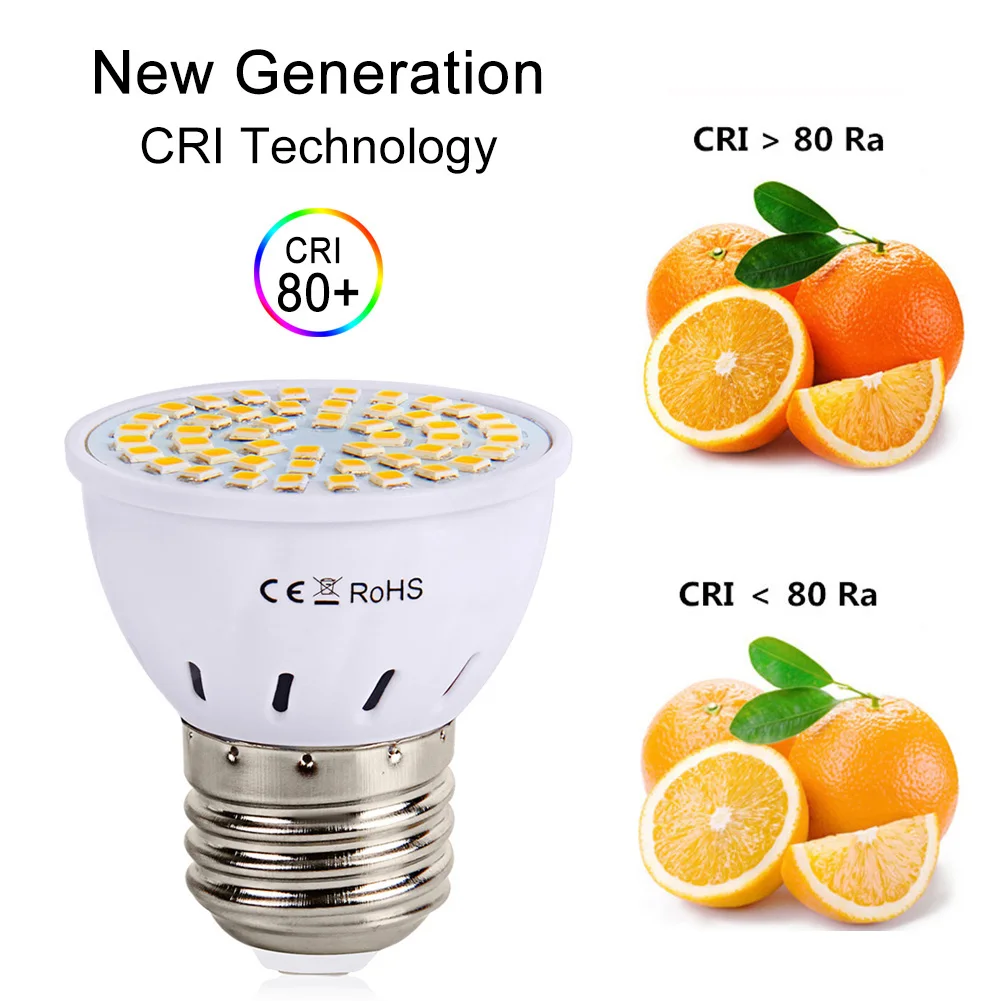 E27 светодиодный лампы GU10 MR16 светодиодный светильник 220V 240V 48 60 80 светодиодный s для Гостиная украшения светодиодные лампы-ампулы