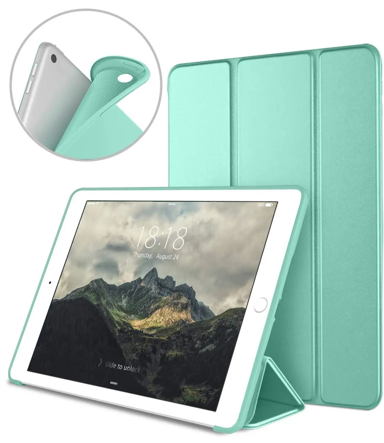 Сверхтонкий легкий умный чехол для iPad 2 3 4 складная подставка с гибкой мягкой