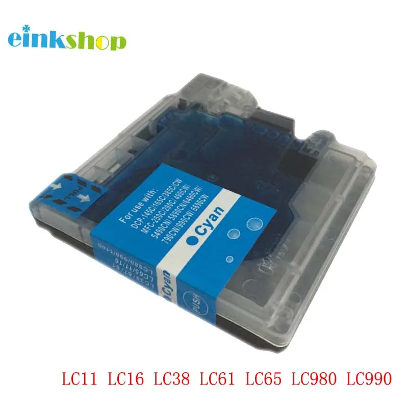 Einkshop1Set LC11 LC16 LC38 LC61 LC65 LC980 LC990 Совместимый картридж для Brother MFC-490CW MFC-490CN MFC-670CD |