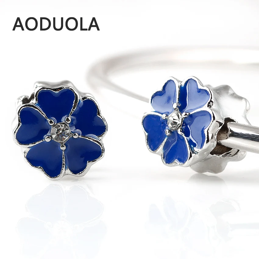 10 шт./партия медные бусины в форме цветка|for pandora|beads redmetal beads |