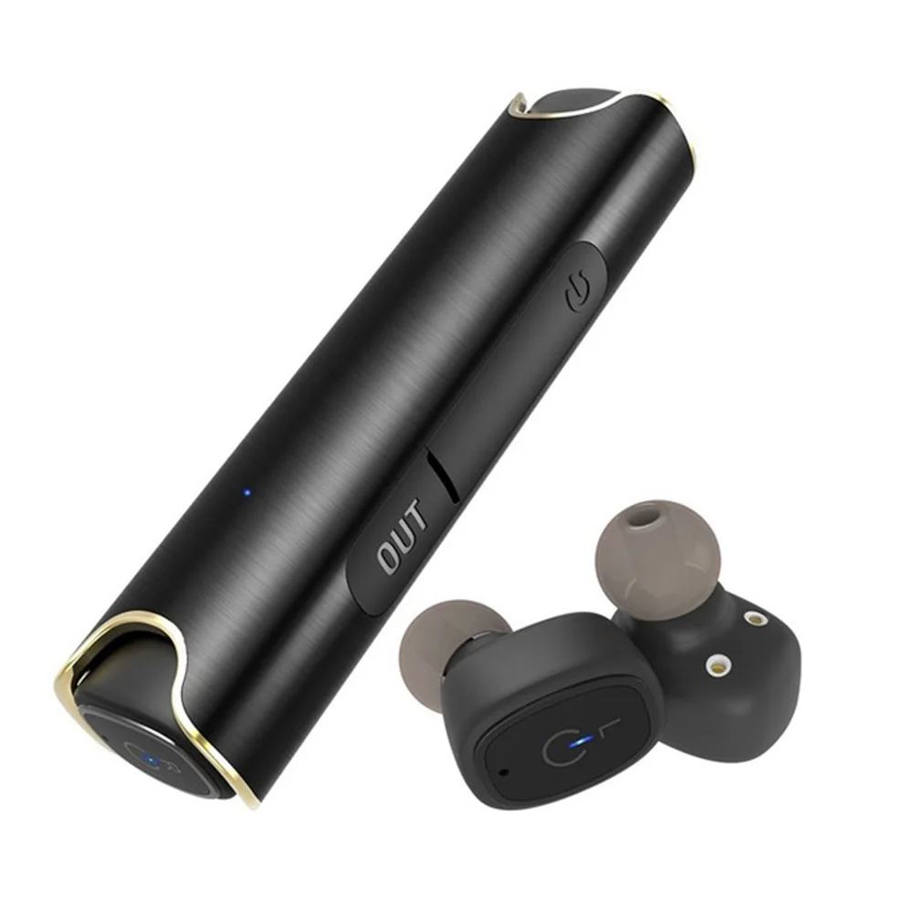 Black DISOUR CSR S2 TWS Bluetooth наушники мини стерео Спорт Музыка Беспроводная гарнитура с зарядной коробкой TWS наушник для Xiaomi - Цвет: Black
