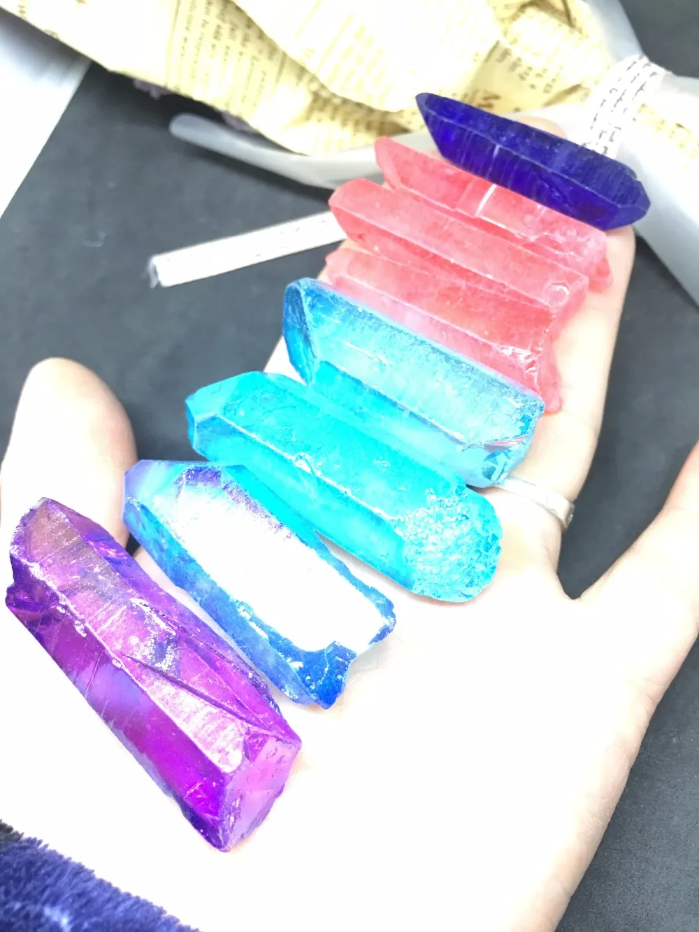 8 шт Редкие и нежные натуральные идеальное сочетание семян lemuria Твердые образцы