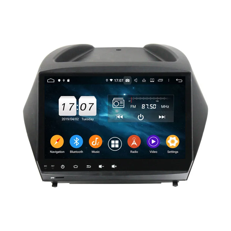 Встроенная память 64G Android 9 0 для hyundai IX35/Tucson 2011 2014 Octa Core PX5 автомобиля gps навигации