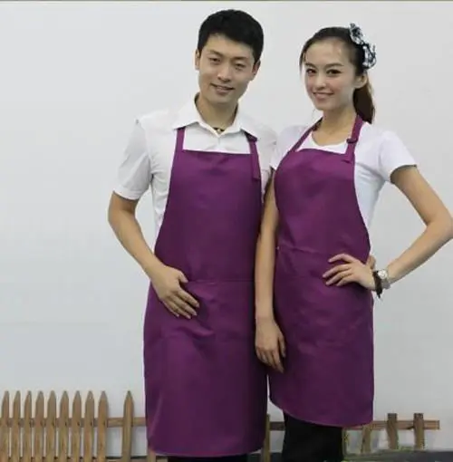 

New Womens Cooking Kitchen Restaurant Bib Apron Dress with Pocket Aprons Gift