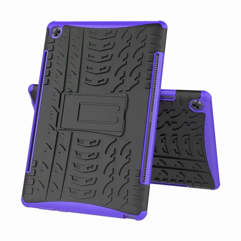 purple Новинка, 8 цветов ТПУ чехол для huawei Mediapad M5 10 10,8 чехол CMR-AL09/CMR-W09 Heavy Duty 2 in1 комбинированный чехол для тяжелых условий эксплуатации для huawei M5 10,8 чехол - Цвет: purple