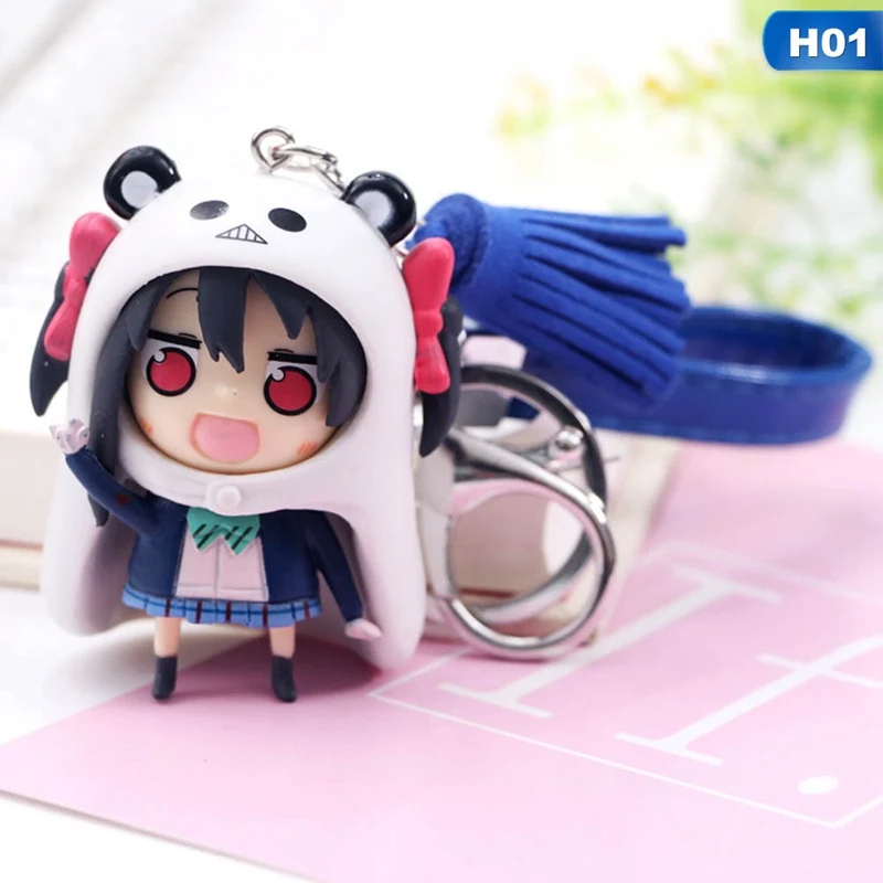 1 шт. прекрасный Аниме Любовь live ПВХ брелок Lovelive сумка Подвеска Брелок фигурка Косплей игрушка - Цвет: lovelive keychain 1