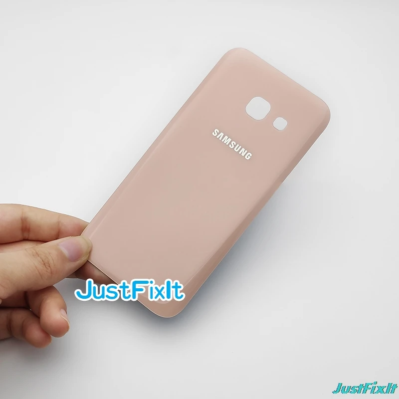 Для SAMSUNG Galaxy A3 2017 A320 Задняя крышка батареи Дверь стеклянная корпуса замена