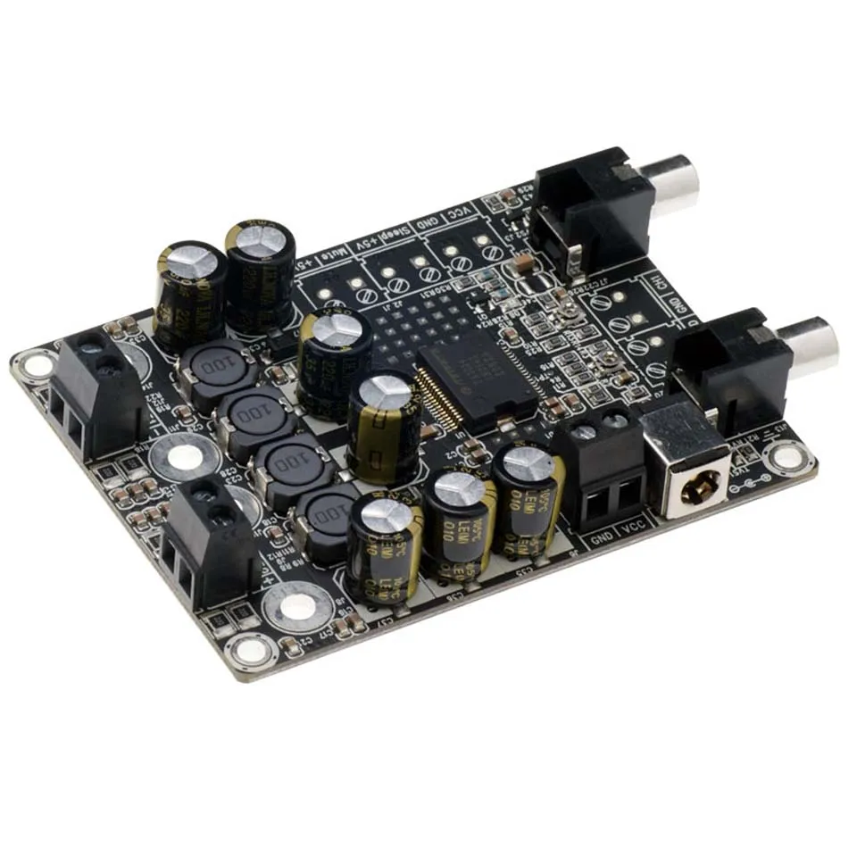 2x15 Вт DC12V класса D AMP TA2024 3,5 мм для RCA HIFI усилитель собранная плата