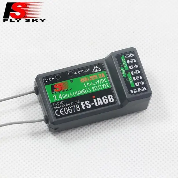 Flysky 2 4G 6CH FS-iA6B iA6B приемник PPM выход с iBus порт совместим FS-i4 FS-i6 FS-i10 FS-GT2E FS-GT2G | Игрушки