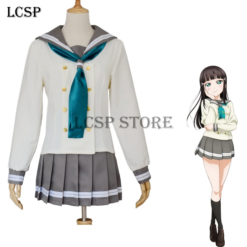 LCSP LoveLive!Sunshine! Aqours Kurosawa Dia Косплей Костюм для костюмированной вечеринки по