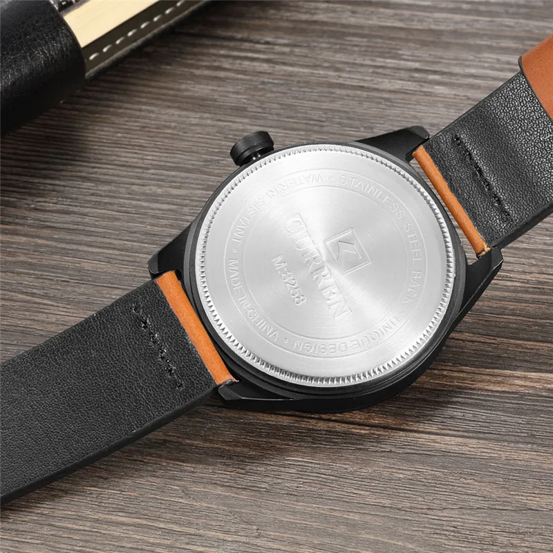 2017 новые CURREN Часы мужские модные роскошные спортивные часы военные наручные