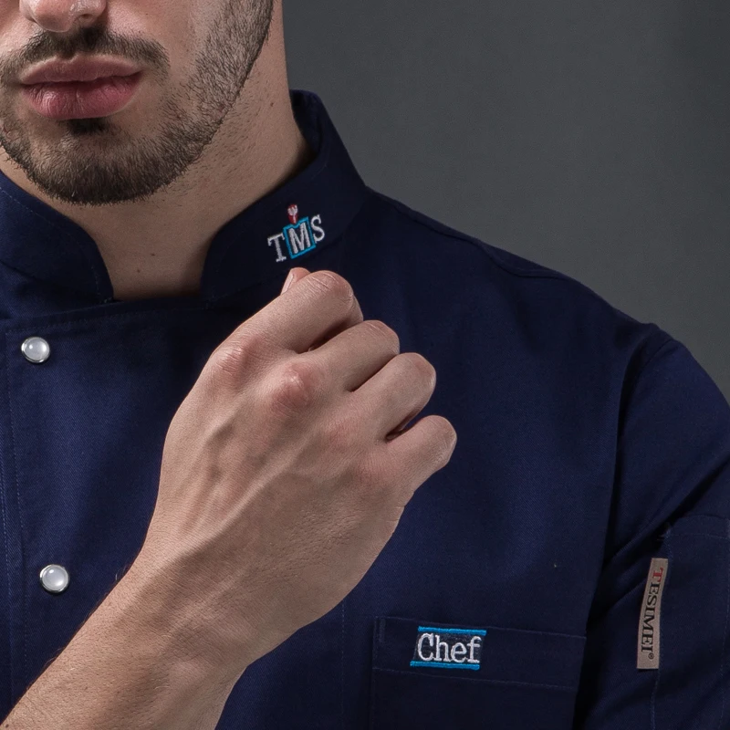 Ресторанная мужская куртка шеф повара с длинным рукавом kithchen пекарня рабочая