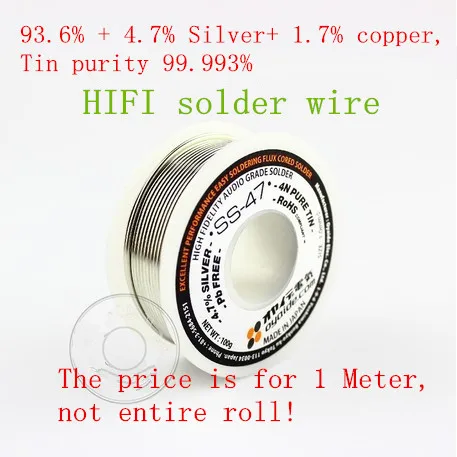 Флейта для наушников с надписью Fever diy (Цена указана за 1 метр)|soldering silver wire|headphone diyfor