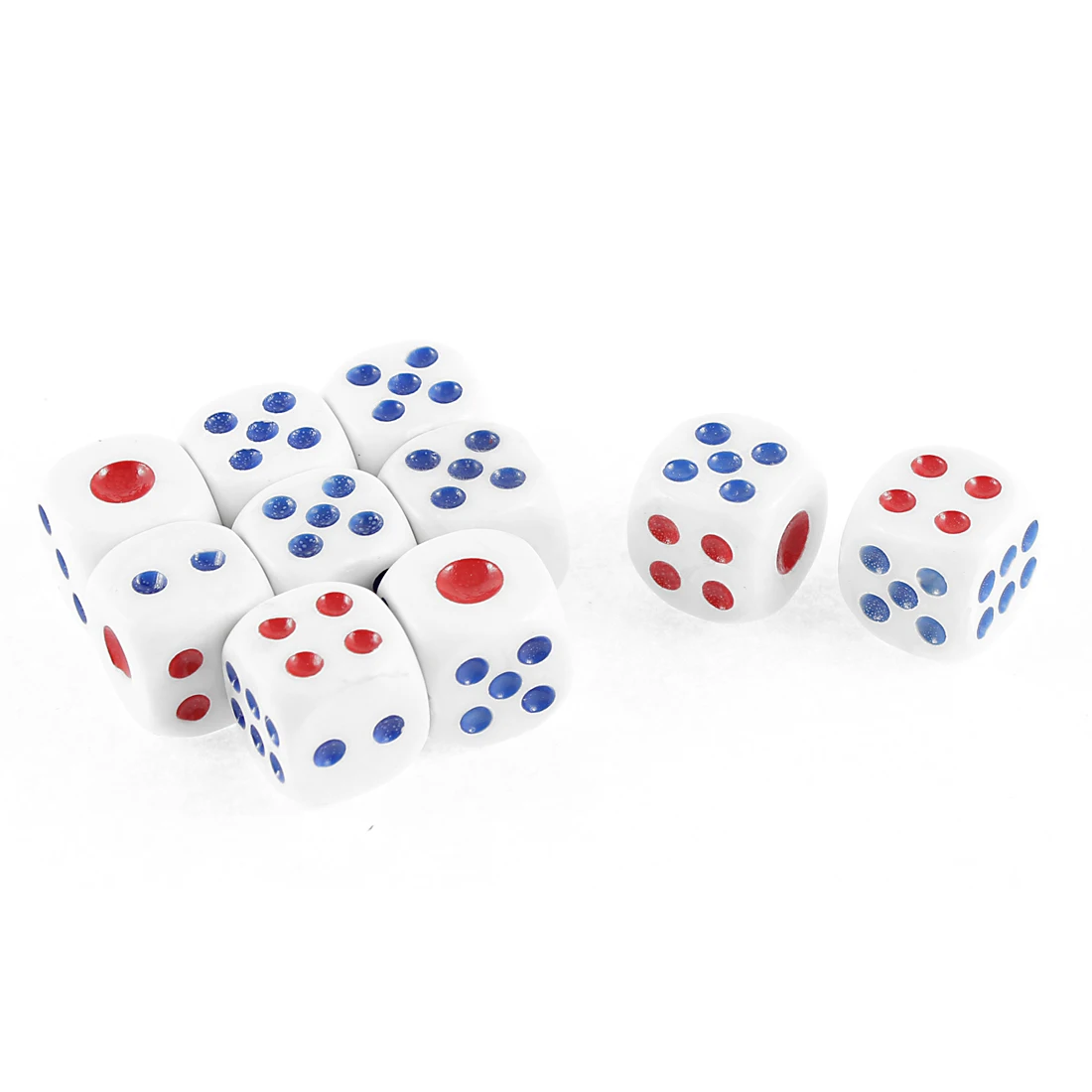 UXCELL 10 Шт. Угадайку Развлечения Азартные Игры Пластиковые Кубические Кубики