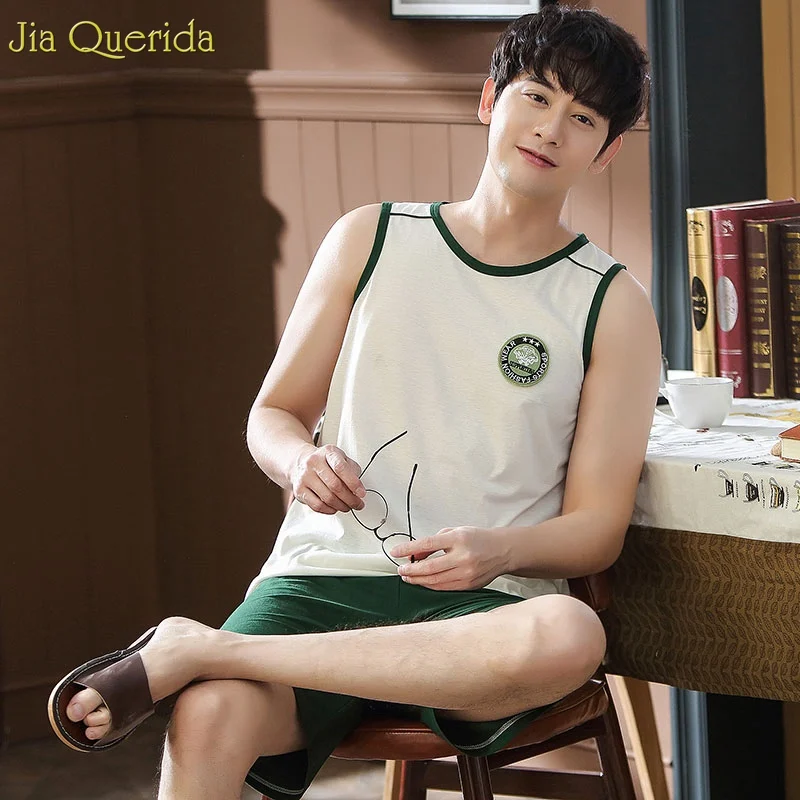 Мужские китайские Пижамы 2019 новые модные домашние костюмы хлопковая одежда для