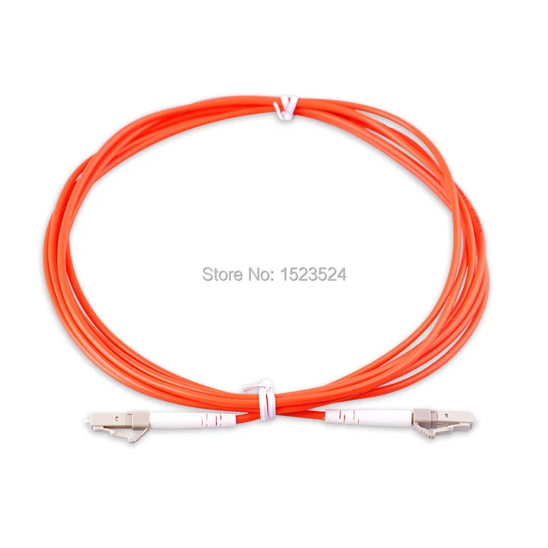 

5pcs/lot 2.0mm 10 Meters Fiber Optical Patch Cord LC-LC 62.5/125 MM Simplex LC/UPC-LC/UPC fiber optic patch cord