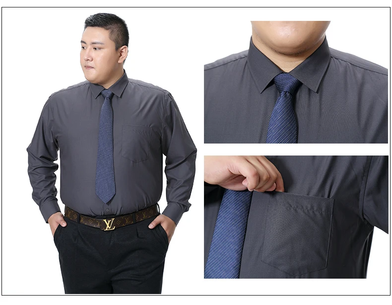 Мужская рубашка размера плюс 5XL 6XL 7XL 8XL, повседневная, мягкая, удобная, чистый цвет, желтый, фиолетовый, красный
