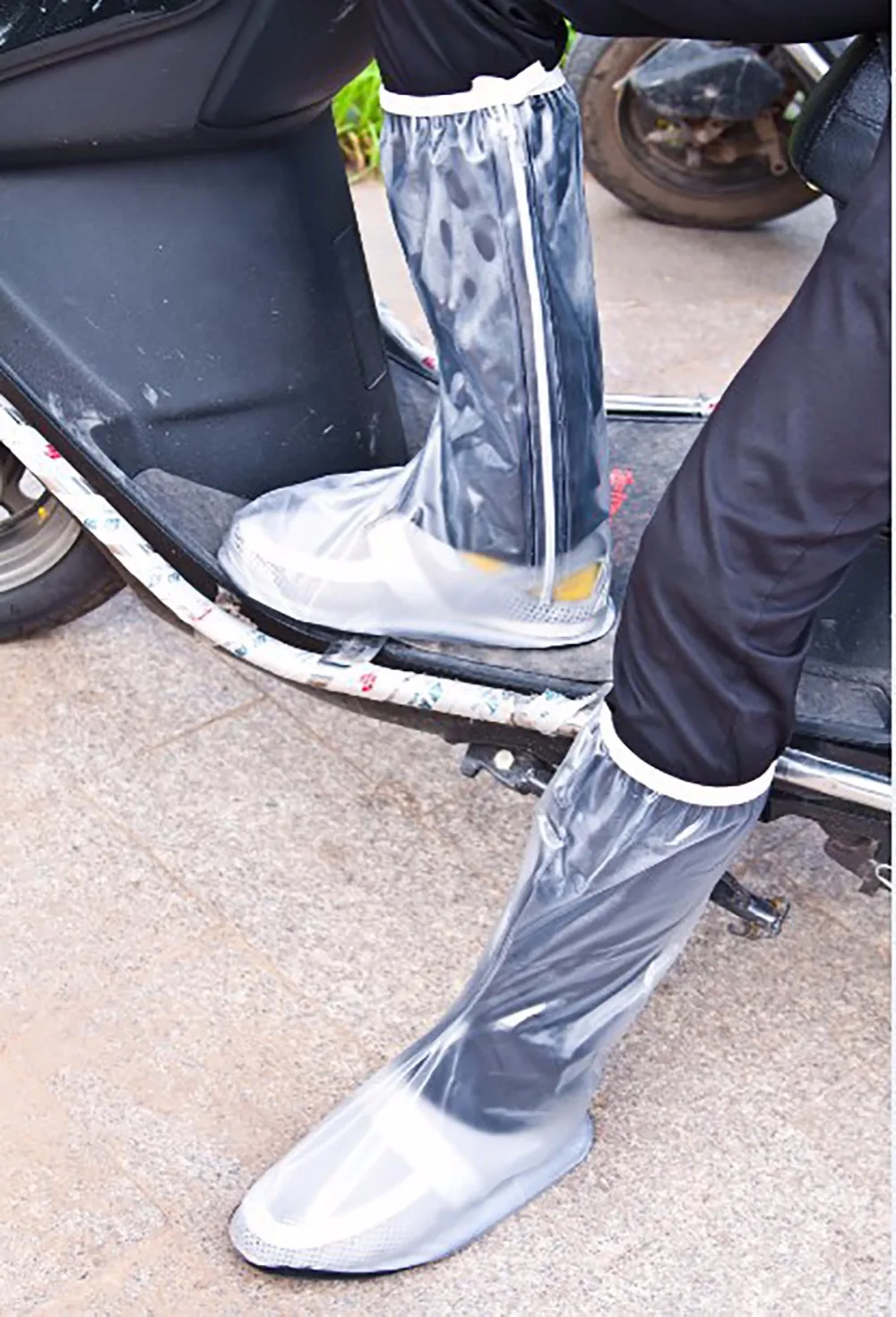 Белый Дождь Снег молнии Открытый Защитное снаряжение дождь высокие сапоги обувь