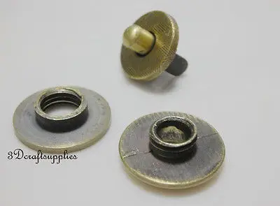 Магнитная защелка сумка кнопка кошелек 17 мм анти латунь F52|purse snaps|brass buttonsbrass snap