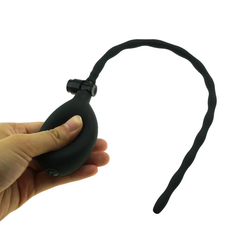 Catheters Sounds Inflatable Silicone Penis Plug Urethral Dilators Bladder Men Masturbation G-Spot Stimulate Sex Toys | Красота и