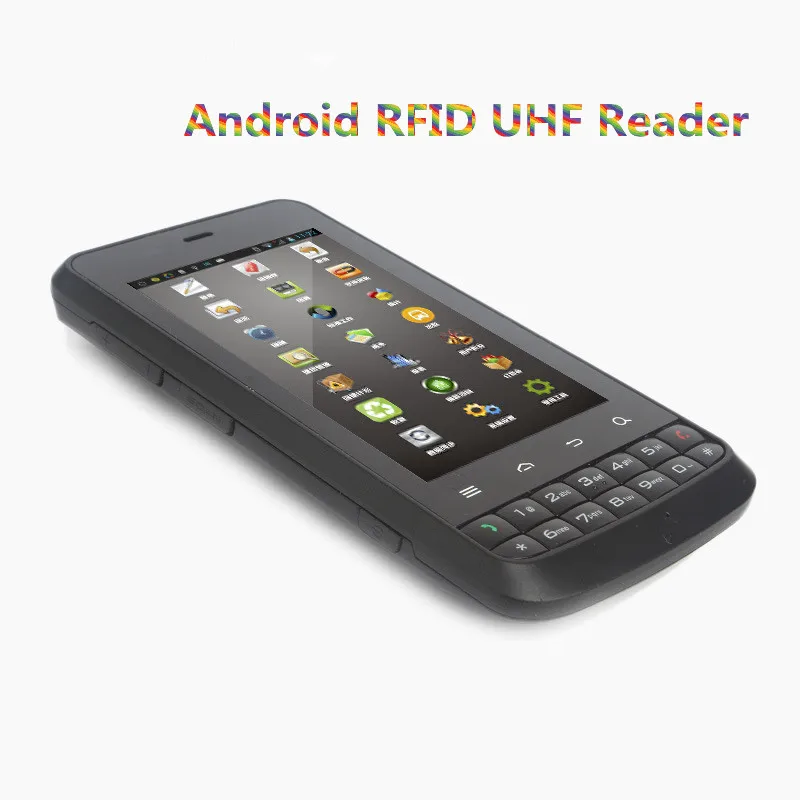 Touch Display 3.8 Inch Industrial Handheld Android UHF RFID Reader HF Reader LS398