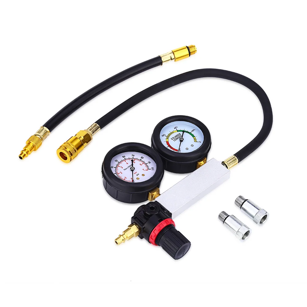 TU 21 двигатель цилиндр тестер для проверки герметичности Двойной манометр