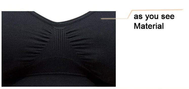 Большой размер женщины дамы спортивный жилет бюстгальтер топы белье бесшовные