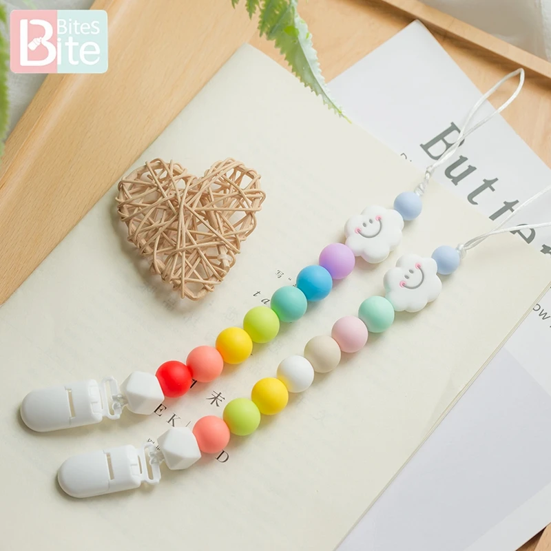 1 шт. силиконовые цепочки для укусов радужная мультяшная цепочка прорезывания