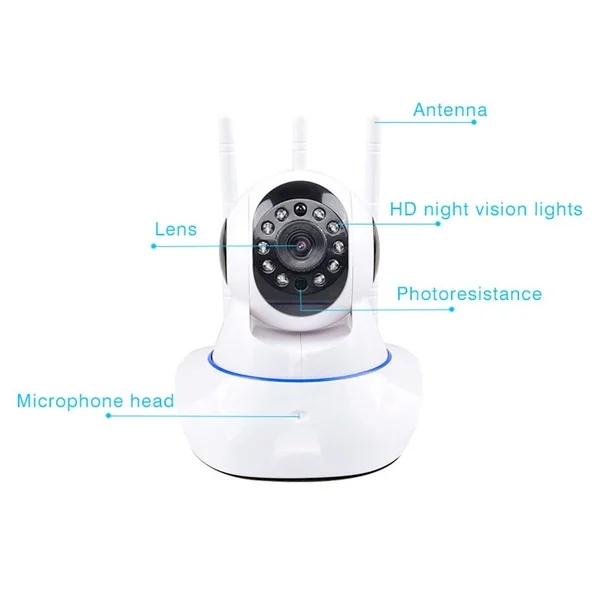 Беспроводная IP камера для домашней системы видеонаблюдения 2 МП|Камеры