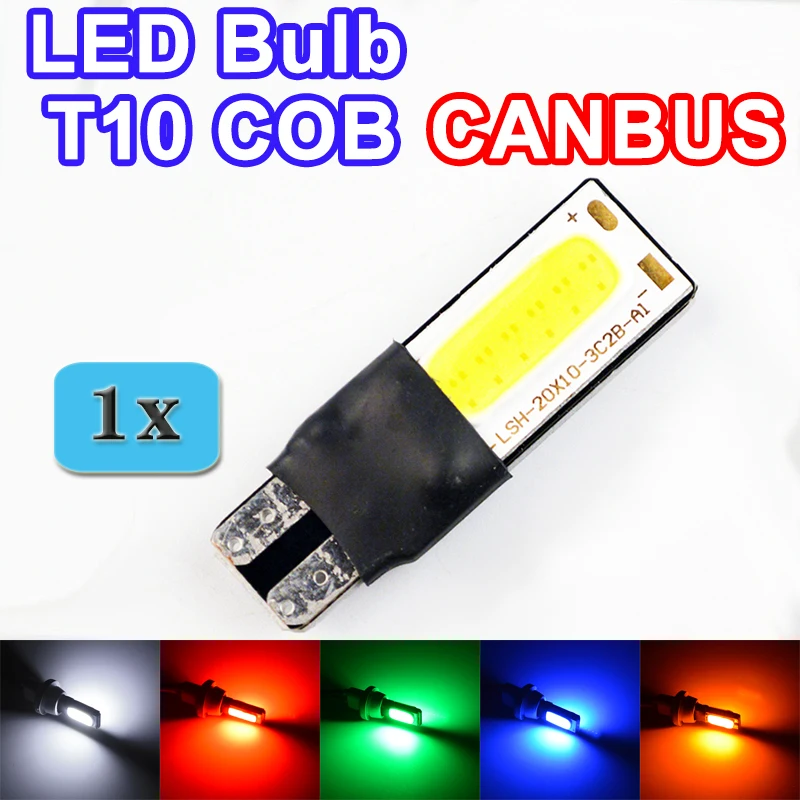 Flytop 1 x T10 COB CANBUS 194 W5W светодиодный безошибочный автомобильный светильник