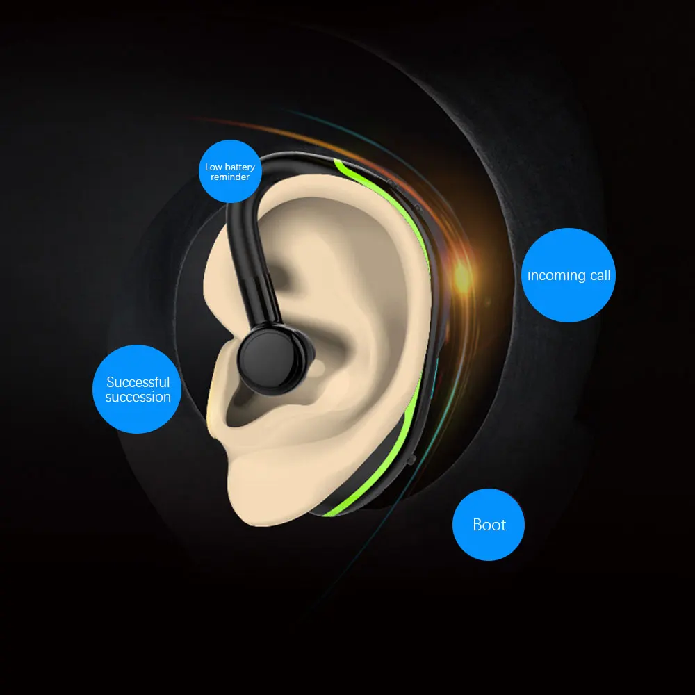 Новые F600 беспроводные Bluetooth наушники одна стерео гарнитура бизнес с микрофоном