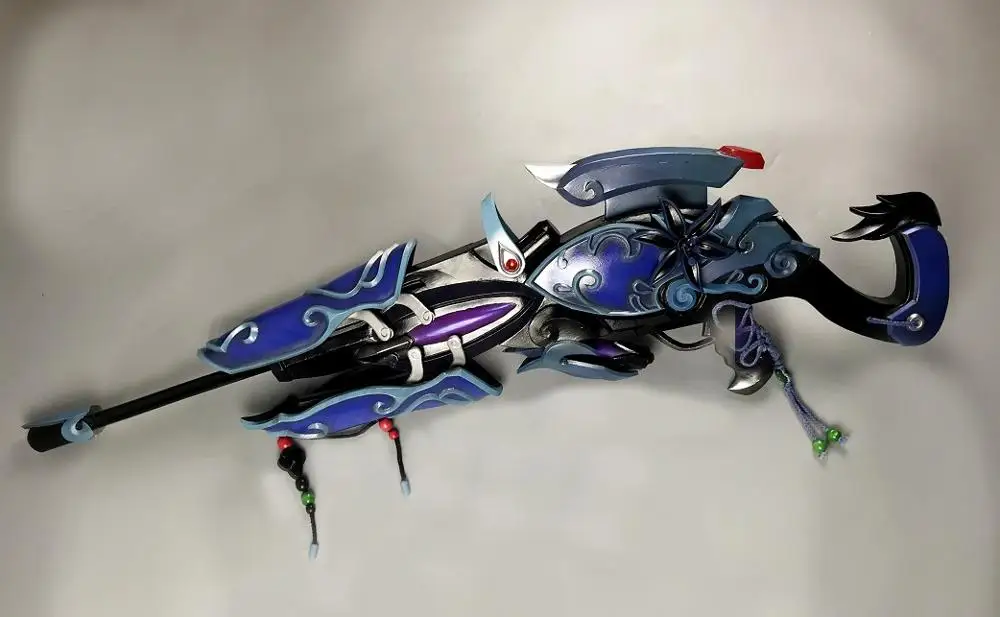 Overwatch Amelie Lacroix Widowmaker Кожа Черная Лилия оружие снайперская винтовка Косплей копия реквизит - Цвет: Version 1