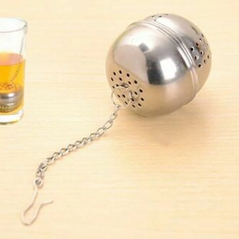 Tea Infuser Ball Mesh Loose Leaf Herb Strainer Stainless Steel Secure Locking Silver Filter | Дом и сад