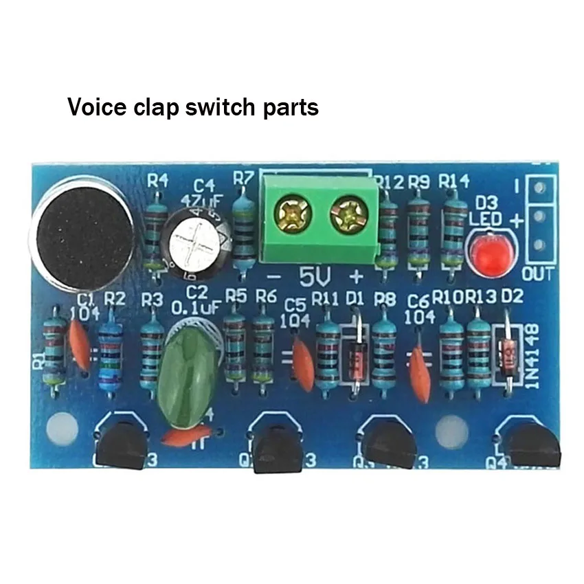 CNIKESIN DIY Kit Sound Control Switch KIT Clap Electronic Fun Making Training | Электронные компоненты и