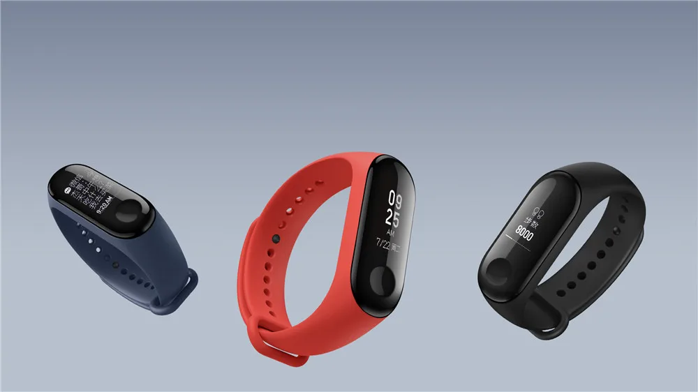 [Глобальная версия] Mi Band 3 Smart band 0,7" OLED сенсорный экран IP68 Водонепроницаемый умный Браслет фитнес-трекер Браслет