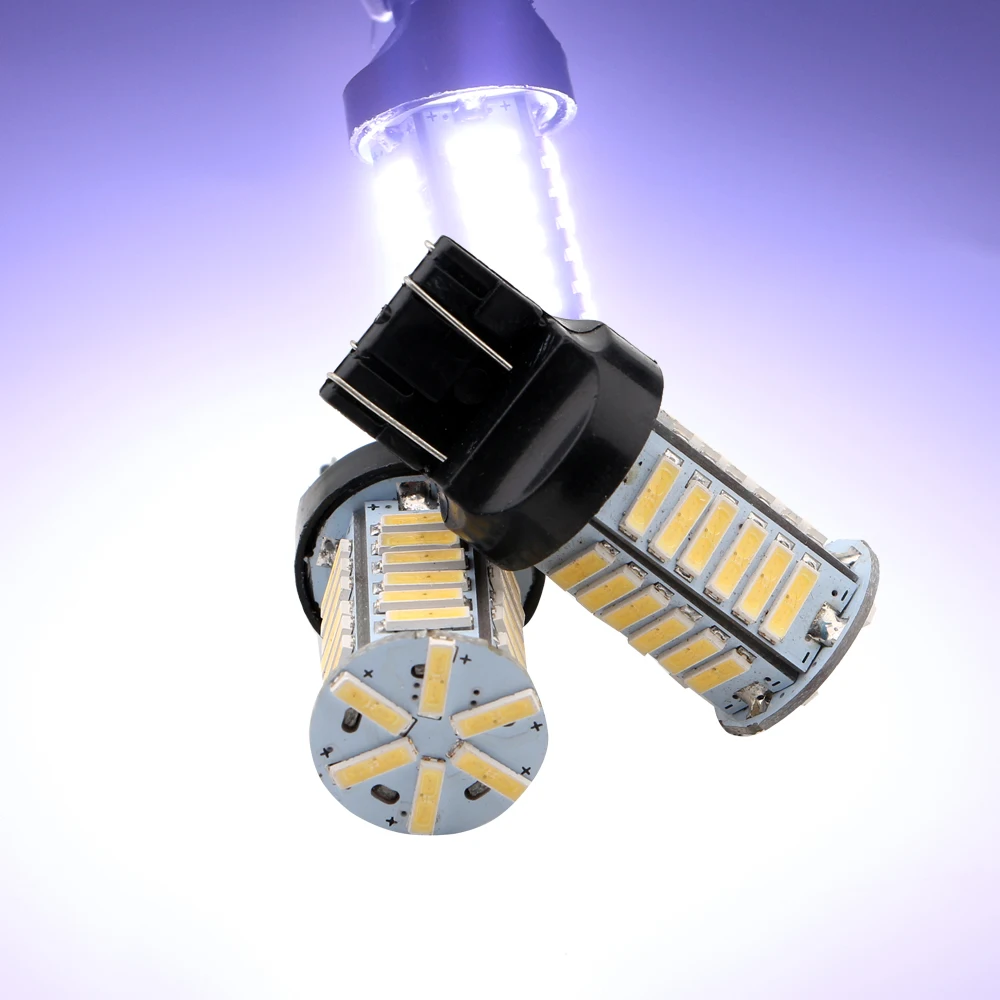 2шт 7443 36 SMD 7014 светодиодный светильник поворота автомобиля сигнальный Авто